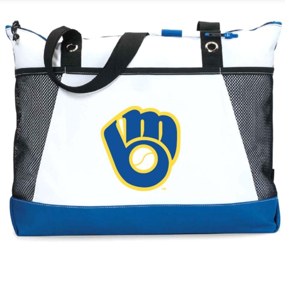Milwaukee Brewers Tote Bag Stitch N Pitch Retro